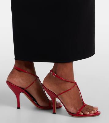 Mixer leather slingback sandals | JUDE