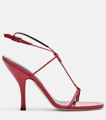 Mixer leather slingback sandals | JUDE