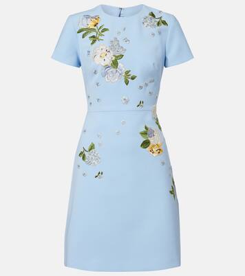 Floral embroidered minidress | Carolina Herrera