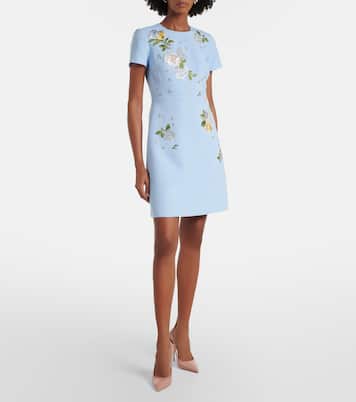 Floral embroidered minidress | Carolina Herrera