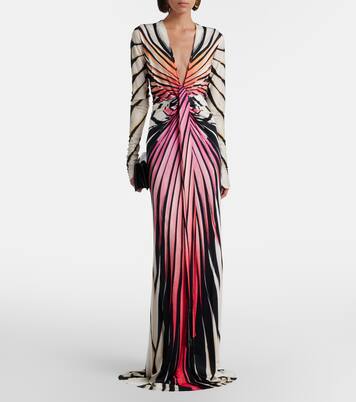 Printed gown | Roberto Cavalli