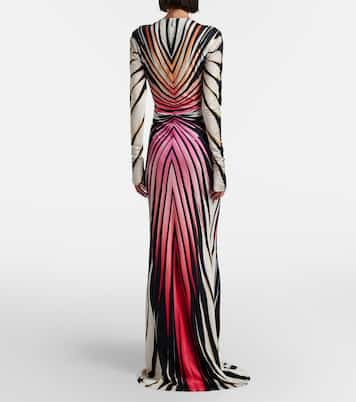 Printed gown | Roberto Cavalli