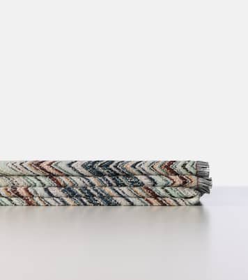 Forest cotton, wool and cashmere-blend throw | Missoni
