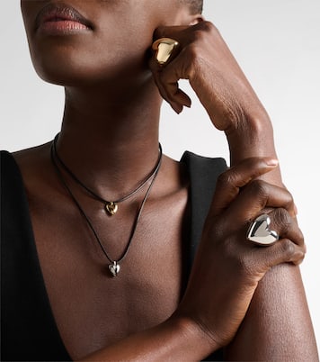 Ring Puffy Heart, rhodiniert | Jennifer Fisher