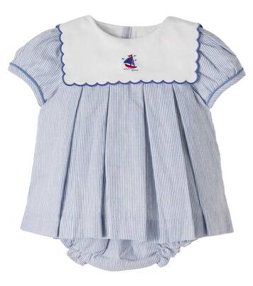 Baby striped dress and bloomers set | Pepa London