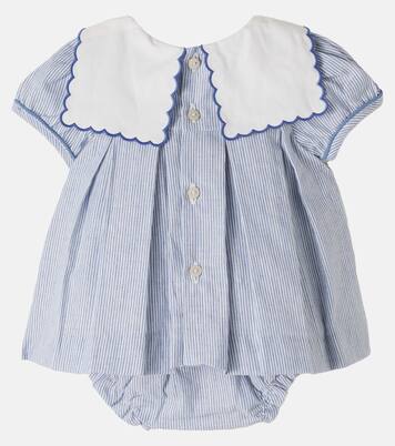 Baby striped dress and bloomers set | Pepa London