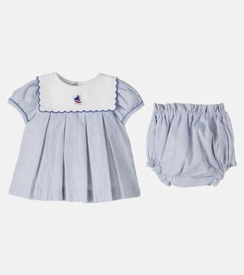Baby striped dress and bloomers set | Pepa London