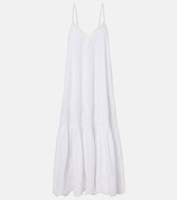 Abito midi in cotone sangallo | Juliet Dunn