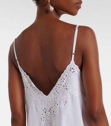 Abito midi in cotone sangallo | Juliet Dunn