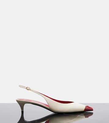 Slingback-Pumps Heartip aus Leder | Valentino Garavani