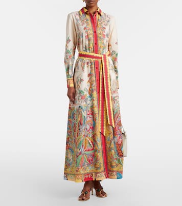 Paisley belted cotton shirt dress | Etro