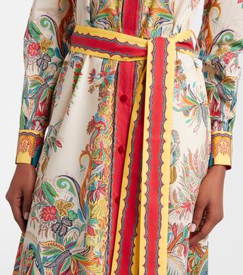 Paisley belted cotton shirt dress | Etro