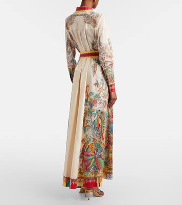 Paisley belted cotton shirt dress | Etro