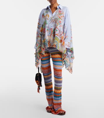 Floral silk blouse | Etro
