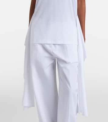 Tie-waist jersey top | Toteme