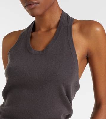 N°409 Jerry cotton and cashmere tank top | Extreme Cashmere