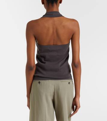 N°409 Jerry cotton and cashmere tank top | Extreme Cashmere
