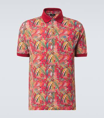 Paisley cotton piqué polo shirt | Etro