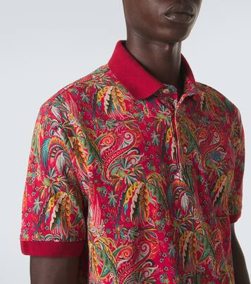 Paisley cotton piqué polo shirt | Etro