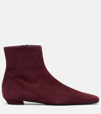 Ankle Boots aus Veloursleder | Proenza Schouler