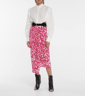 Midirock Bree aus einem Seidengemisch | Isabel Marant