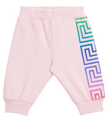 Baby stretch-cotton trackpants | Versace Kids