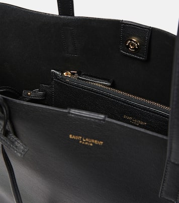 Shopping N/S leather tote bag | Saint Laurent