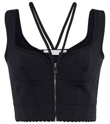 Bustier-Top aus Scuba | Stella McCartney
