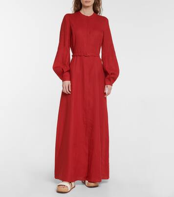 Robe longue Massey en lin | Gabriela Hearst