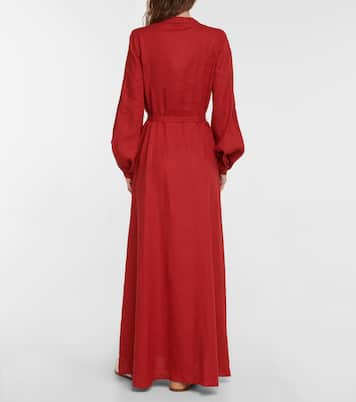 Robe longue Massey en lin | Gabriela Hearst
