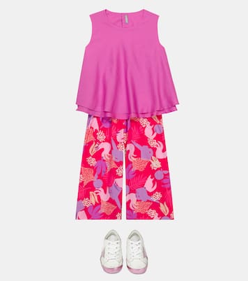 Layered cotton top | Il Gufo