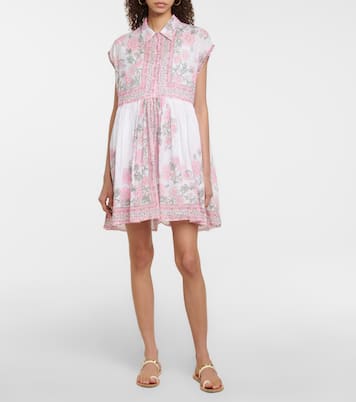 Floral cotton minidress | Juliet Dunn