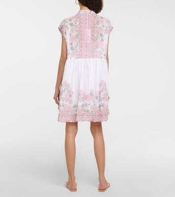 Floral cotton minidress | Juliet Dunn