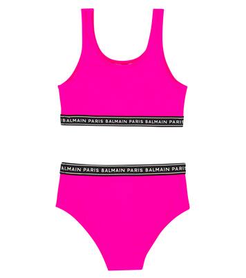 Bikini aus Jacquard | Balmain Kids