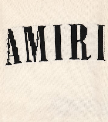 Intarsia-knit cotton and cashmere sweater | Amiri Kids