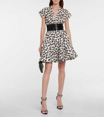 La Bombe 110缀饰绒面革凉鞋 | Alaïa