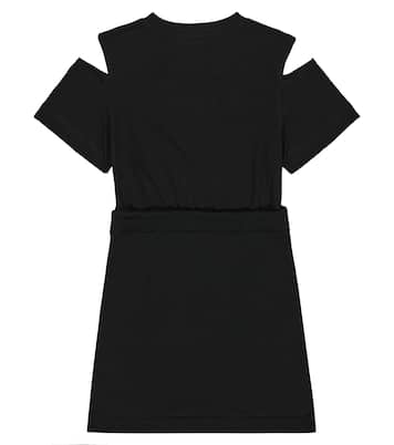 Robe t-shirt en coton à logo | Balmain Kids