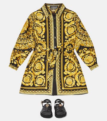 La Medusa leather sandals | Versace Kids