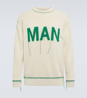 Junya Watanabe MAN jacquard silk sweater | Junya Watanabe