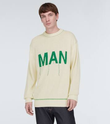 Junya Watanabe MAN jacquard silk sweater | Junya Watanabe