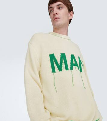 Junya Watanabe MAN jacquard silk sweater | Junya Watanabe