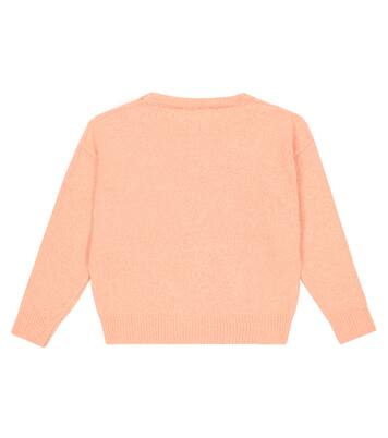 Flower intarsia cotton sweater | Bobo Choses