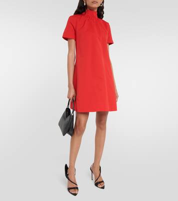 Ilana cotton-bend minidress | Staud