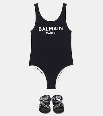 Logo sandals | Balmain Kids