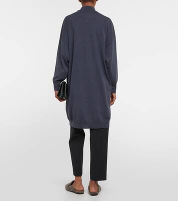 Embellished cashmere sweater dress | Brunello Cucinelli