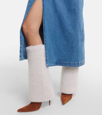 Botas altas de borrego y ante | Magda Butrym