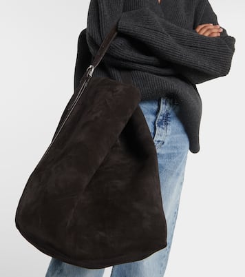 Suede tote bag | Toteme
