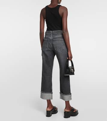 Mid-Rise Straight Jeans Fran | Agolde