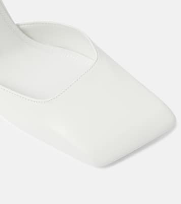 Escarpins Charlotte 95 en cuir | Amina Muaddi