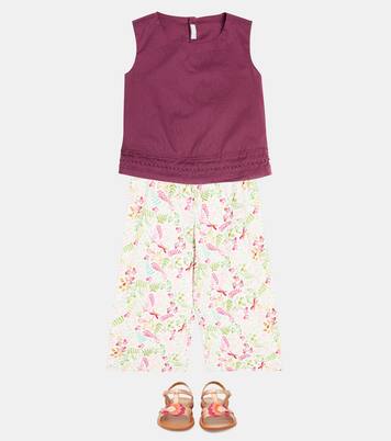 Sandalen Plagette Alto aus Leder | Pom d'Api